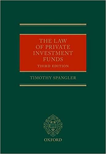 The Law of Private Investment Funds 3rd Edition