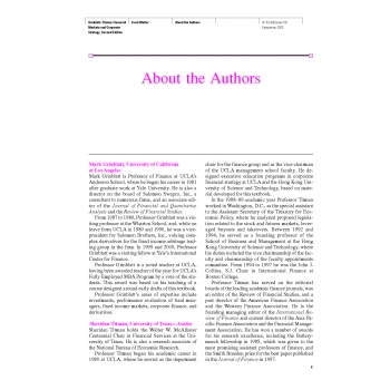 Financial Markets and Corporate Strategy