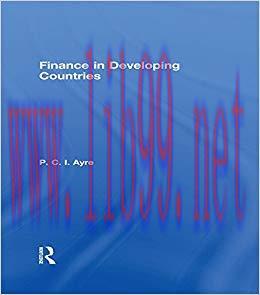 (PDF)Finance in Developing Countries 1st Edition