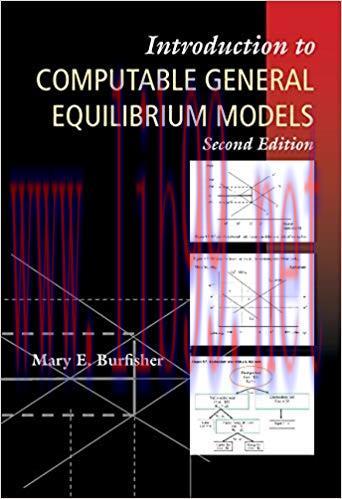 Introduction to Computable General Equilibrium Models 2nd Edition,