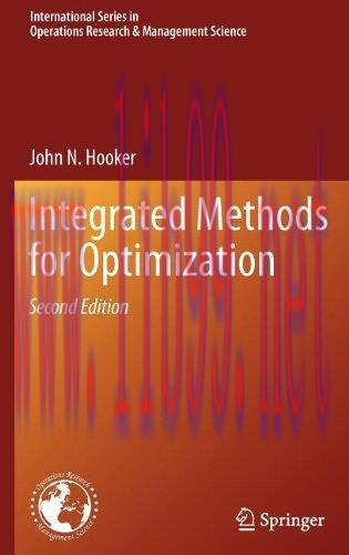[FOX-Ebook]Integrated Methods for Optimization