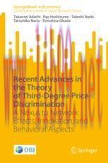 [PDF]Recent Advances in the Theory of Third-Degree Price Discrimination: A Nexus to Network Eff...