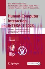 [PDF]Human-Computer Interaction &ndash; INTERACT 2023: 19th IFIP TC13 International Conference, York,...