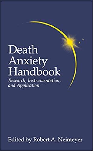 (PDF)Death Anxiety Handbook Research, Instrumentation, And Application (Death, Education, Aging...