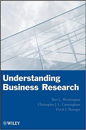 (PDF)Understanding Business Research 1st Edition