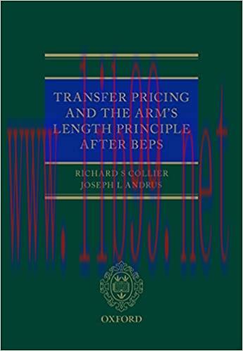(PDF)Transfer Pricing and the Arm&rsquo;s Length Principle After BEPS