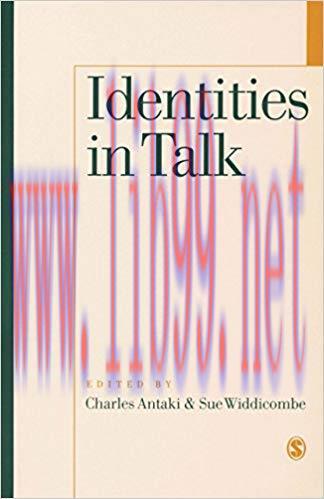 Identities in Talk 1st Edition,