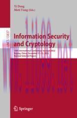 [PDF]Information Security and Cryptology: 18th International Conference, Inscrypt 2022, Beijing...
