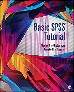 Basic SPSS Tutorial 1st Edition