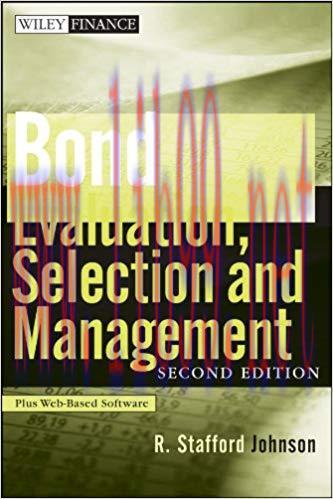 (PDF)Bond Evaluation, Selection, and Management (Wiley Finance Book 529) 2nd Edition