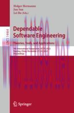 [PDF]Dependable Software Engineering. Theories, Tools, and Applications: 9th International Symp...