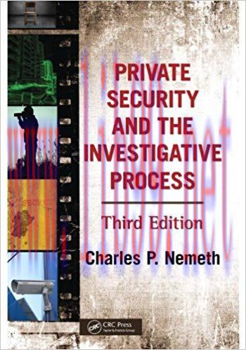 (PDF)Private Security and the Investigative Process 3rd Edition