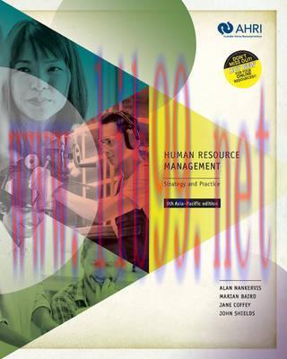 [PDF]Human Resource Management, 9th Asia-Pacific Edition [Alan Nankervis]