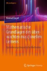 [PDF]Mathematische Grundlagen des &uuml;berwachten maschinellen Lernens: Optimierungstheoretische Me...