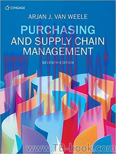 Purchasing and Supply Chain Management 7th Edition 课本
