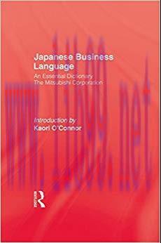 (PDF)Japanese Business Language: An Essential Dictionary 1st Edition