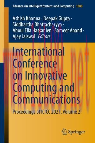 International Conference on Innovative Computing and Communications