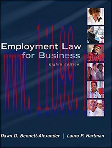 Employment Law for Business 8th Edition,