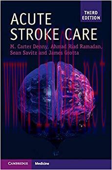 (PDF)Acute Stroke Care (Cambridge Manuals in Neurology) 3rd Edition