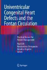 [PDF]Univentricular Congenital Heart Defects and the Fontan Circulation: Practical Manual for P...