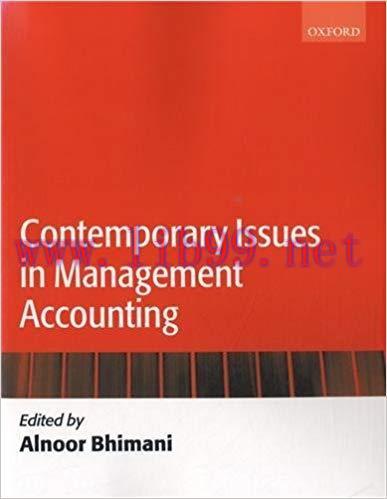 (PDF)Contemporary Issues in Management Accounting