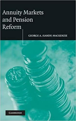(PDF)Annuity Markets and Pension Reform 1st Edition