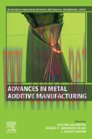 [PDF]Advances in Metal Additive Manufacturing