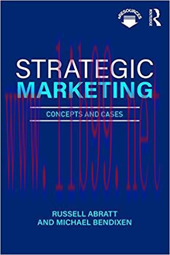 [PDF]Strategic Marketing: Concepts and Cases