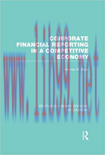 (PDF)Corporate Financial Reporting in a Competitive Economy (RLE Accounting) (Routledge Library...