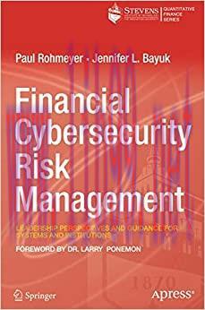 (PDF)Financial Cybersecurity Risk Management: Leadership Perspectives and Guidance for Systems ...