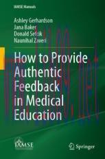 [PDF]How to Provide Authentic Feedback in Medical Education