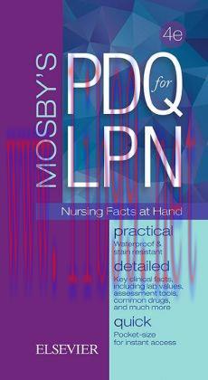 [AME]Mosby&rsquo;s PDQ for LPN, 4th Edition