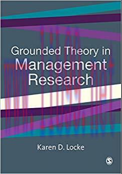 (PDF)Grounded Theory in Management Research (SAGE series in Management Research) 1st Edition