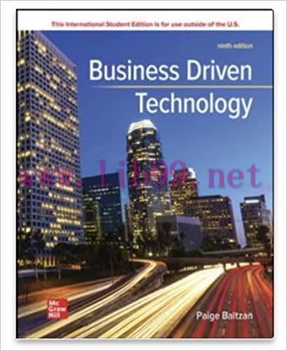 [PDF]ISE EBook for Business Driven Technology 9E [Paige Baltzan]