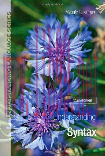 [FOX-Ebook]Understanding Syntax, 3rd Edition