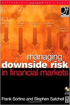 (PDF)Managing Downside Risk in Financial Markets (Quantitative Finance) 1st Edition