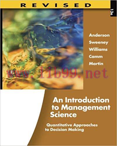 (PDF)An Introduction to Management Science: Quantitative Approaches to Decision Making, Revised...