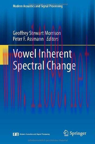 [FOX-Ebook]Vowel Inherent Spectral Change
