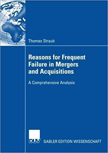 (PDF)Reasons for Frequent Failure in Mergers and Acquisitions A Comprehensive Analysis 2007 Edi...