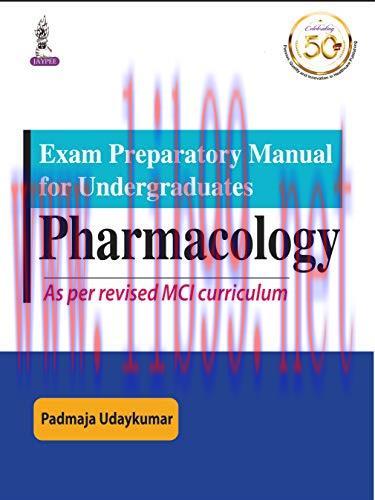 [AME]Exam Preparatory Manual For Undergraduates Pharmacology (Epub+Converted PDF)