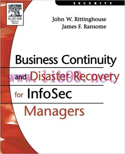 (PDF)Business Continuity and Disaster Recovery for InfoSec Managers 1st Edition