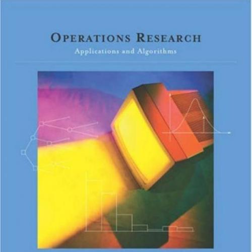 Operations Research Applications and Algorithms 4th - Wei Zhi
