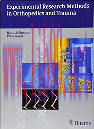 [PDF]Experimental Research Methods in Orthopedics and Trauma