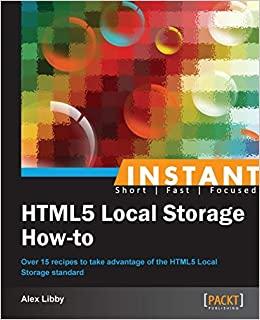 (PDF)Instant HTML5 Local Storage How-to