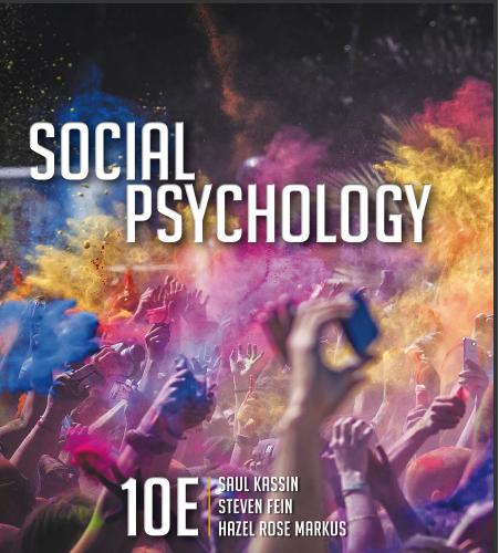 (Test Bank)Social Psychology 10th Edition by Kassin.zip