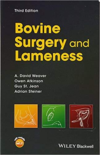 Bovine Surgery and Lameness 3rd Edition