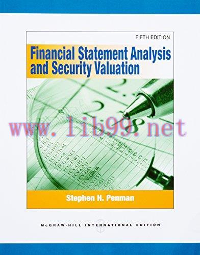 [FOX-Ebook]Financial Statement Analysis and Security Valuation, 5th Edition
