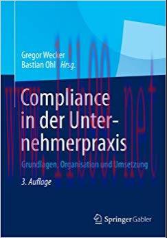 (PDF)Compliance in der Unternehmerpraxis: Grundlagen, Organisation und Umsetzung (German Editio...