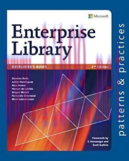 (PDF)Developer’s Guide to Microsoft Enterprise Library, 2nd Edition (Microsoft patterns & pract...