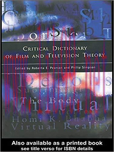 Critical Dictionary of Film and Television Theory 1st Edition,